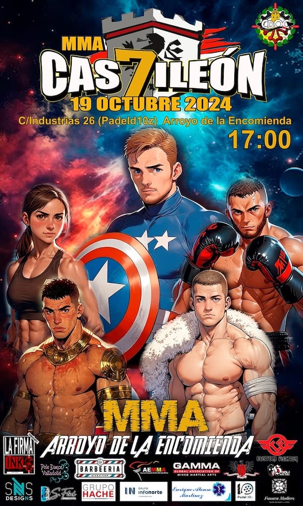 Campeonato de MMA Castileon 7 - 19 de Octubre de 2024